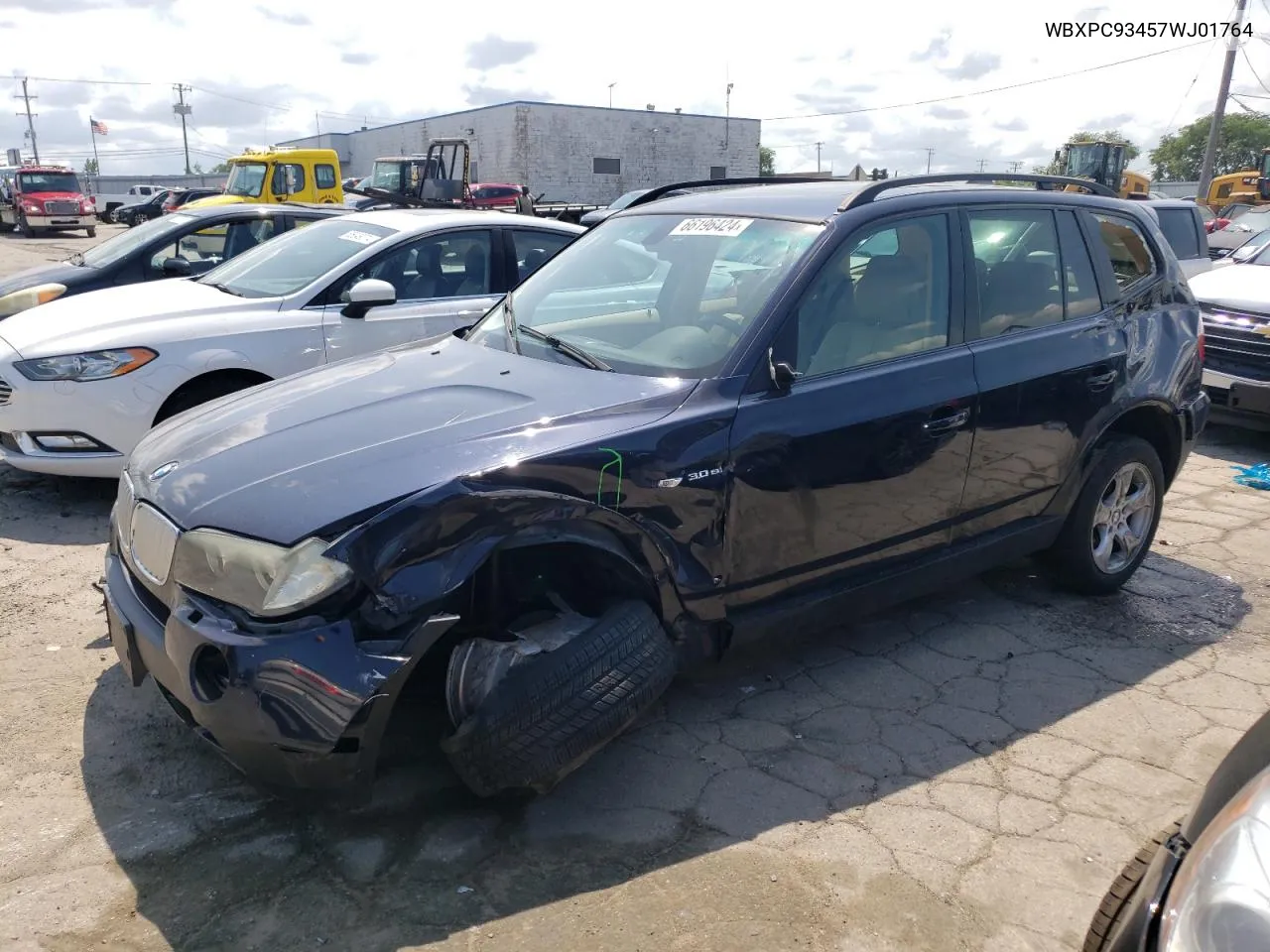 2007 BMW X3 3.0Si VIN: WBXPC93457WJ01764 Lot: 66196424