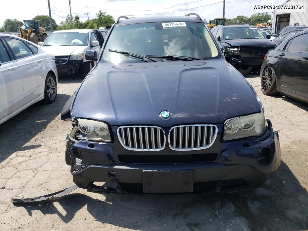 2007 BMW X3 3.0Si VIN: WBXPC93457WJ01764 Lot: 66196424