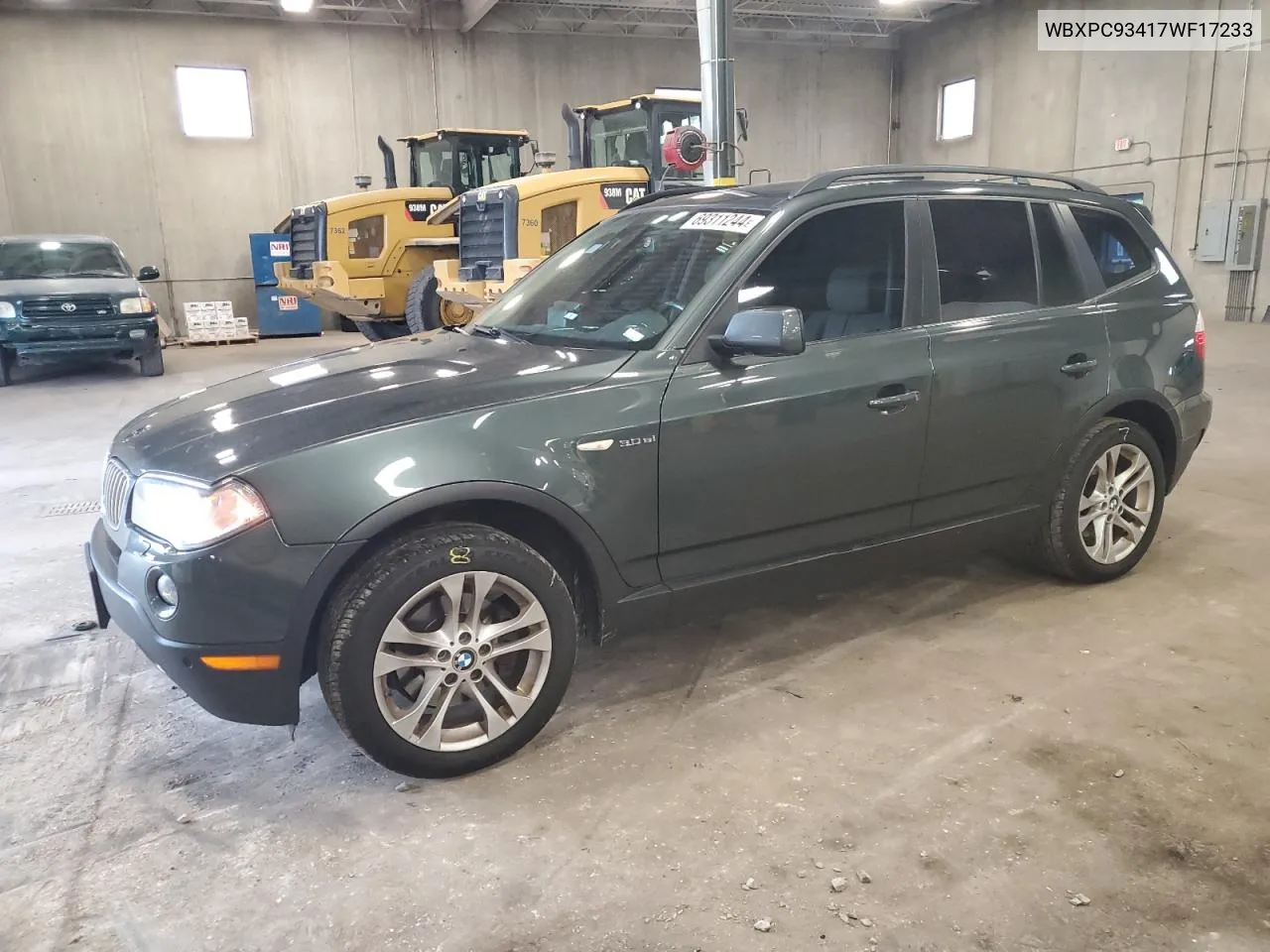 2007 BMW X3 3.0Si VIN: WBXPC93417WF17233 Lot: 69311244