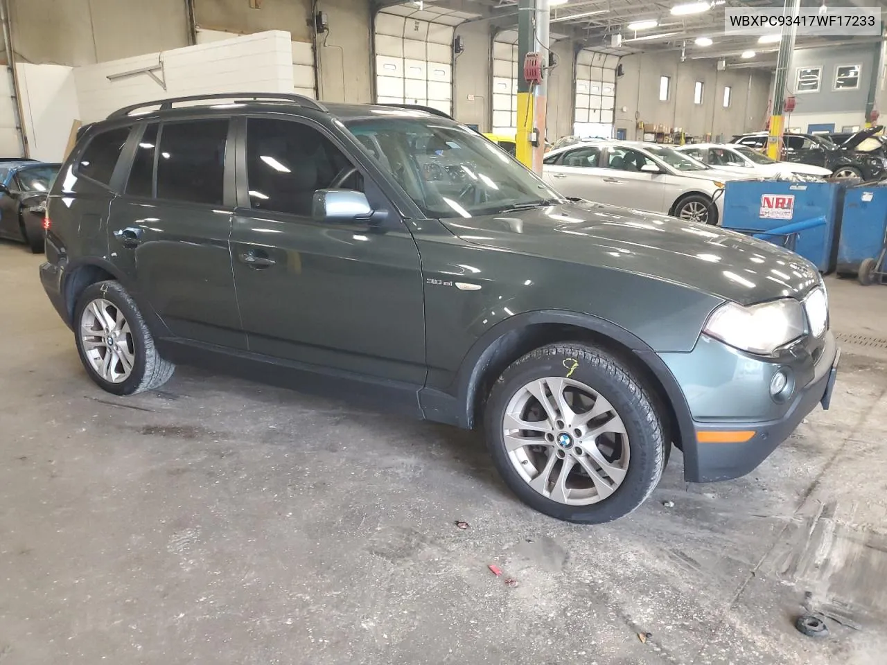 2007 BMW X3 3.0Si VIN: WBXPC93417WF17233 Lot: 69311244