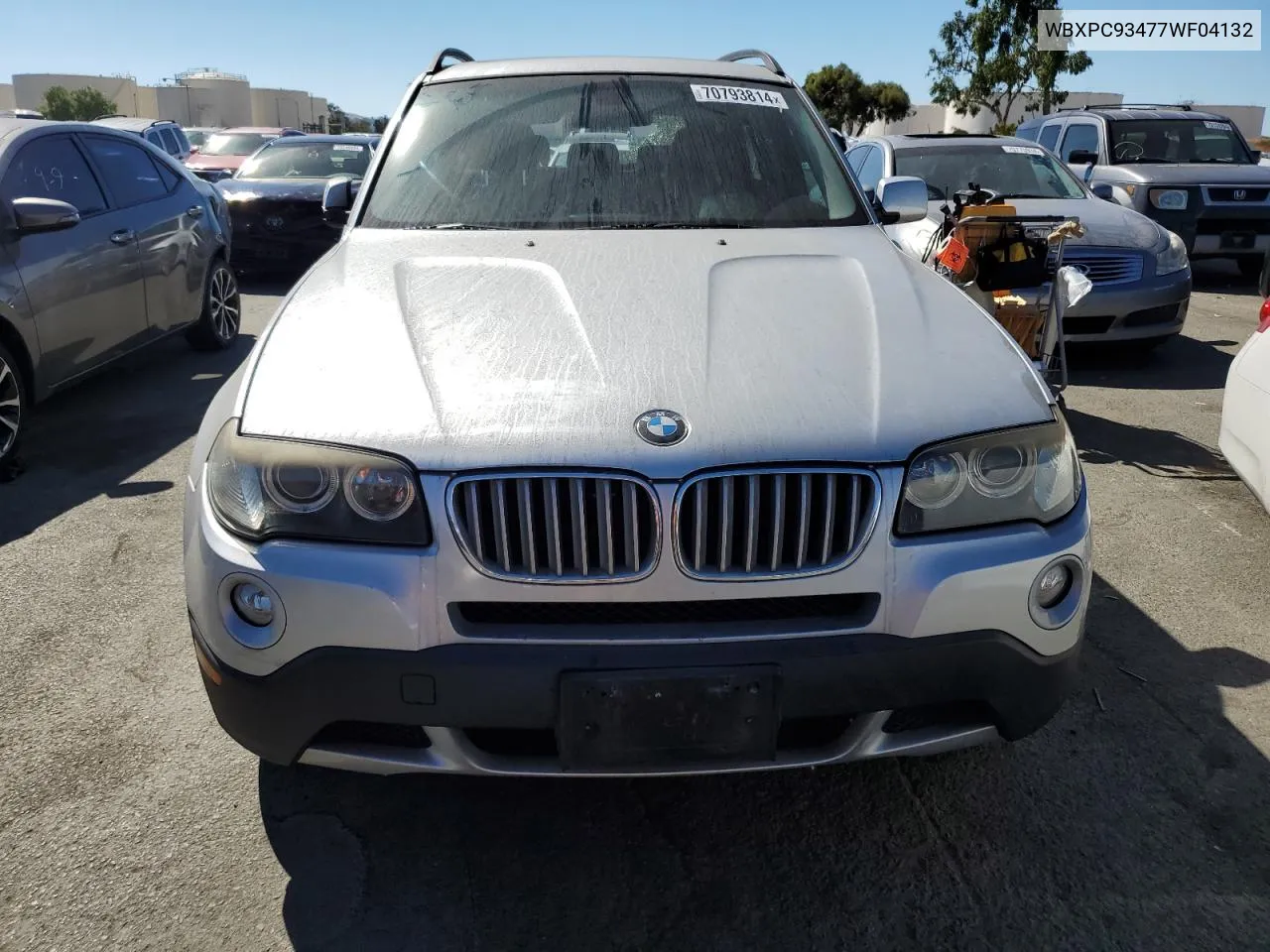 WBXPC93477WF04132 2007 BMW X3 3.0Si