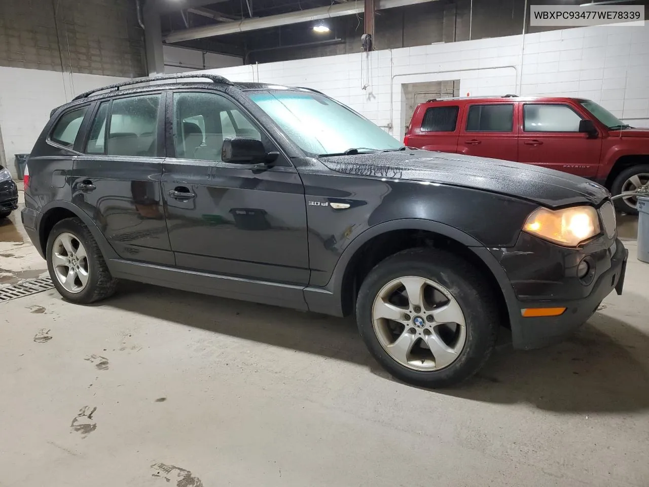 2007 BMW X3 3.0Si VIN: WBXPC93477WE78339 Lot: 74530864