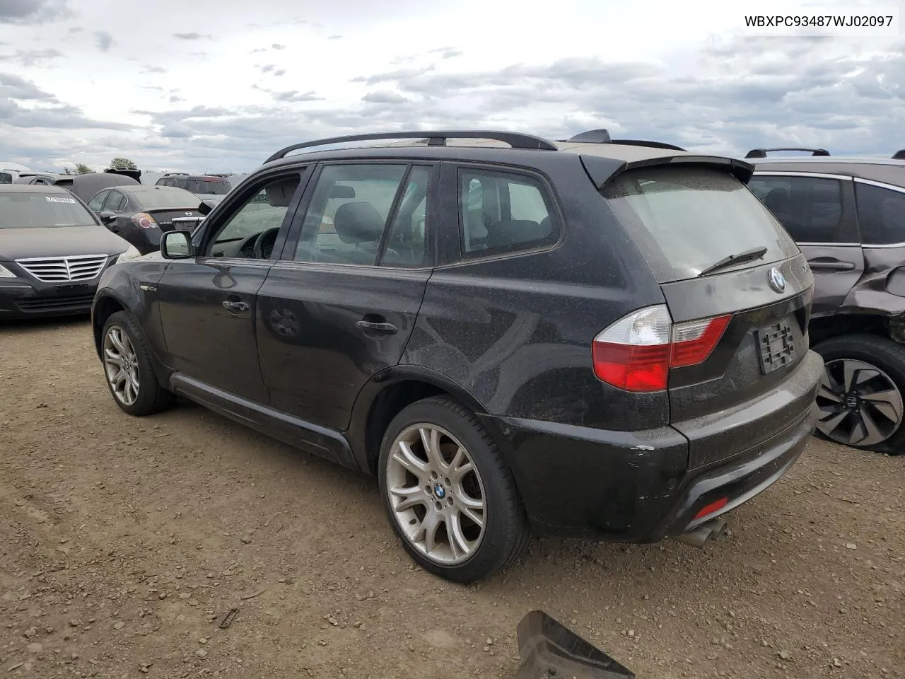 2007 BMW X3 3.0Si VIN: WBXPC93487WJ02097 Lot: 75438224