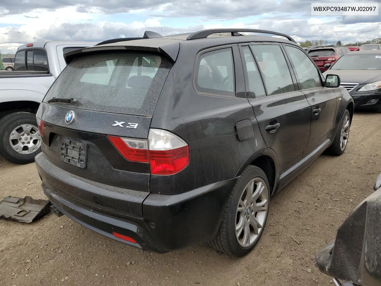 WBXPC93487WJ02097 2007 BMW X3 3.0Si