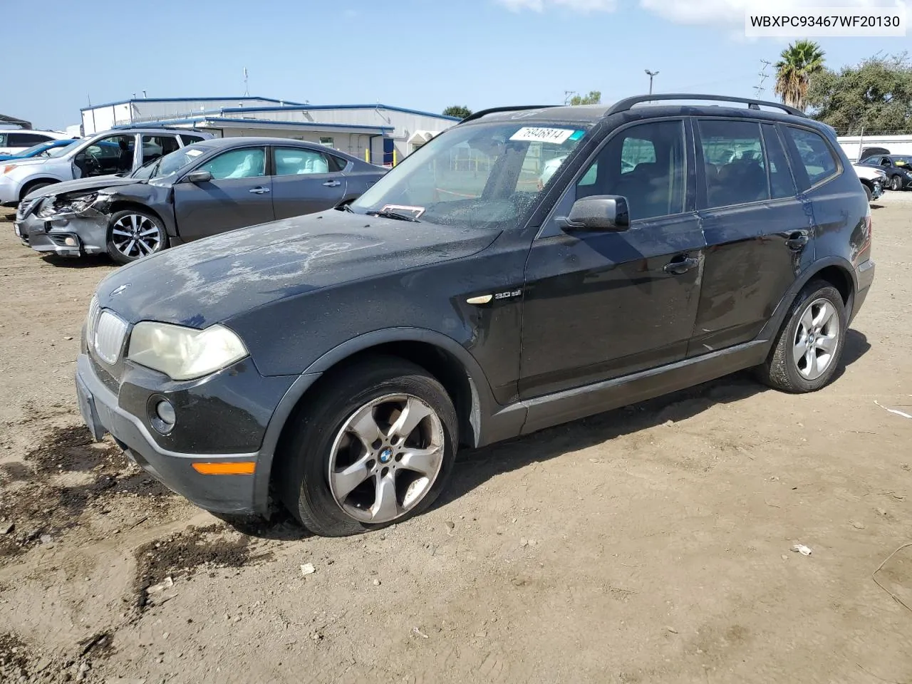 2007 BMW X3 3.0Si VIN: WBXPC93467WF20130 Lot: 76946814