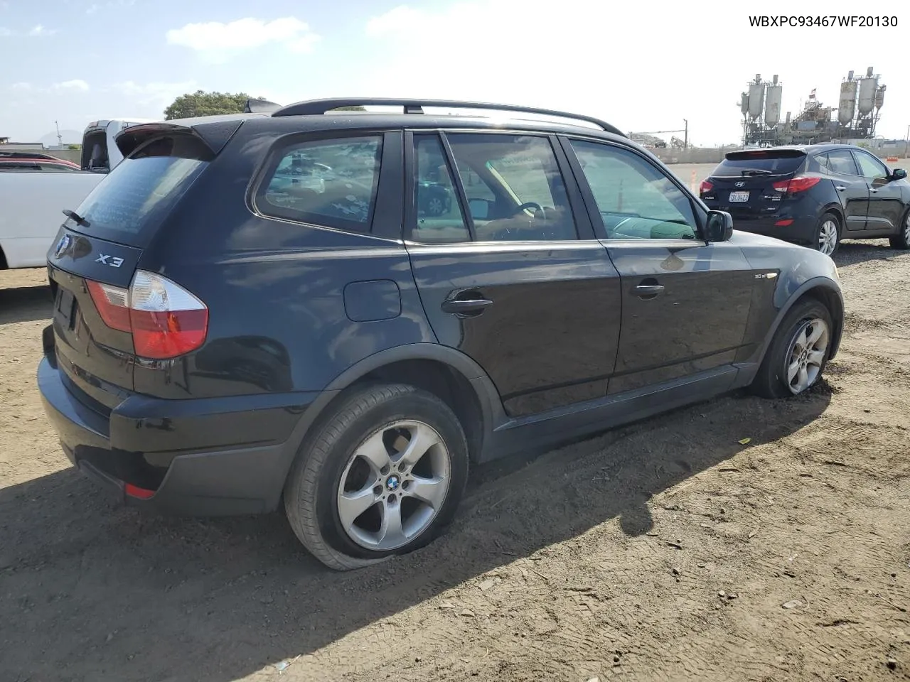 2007 BMW X3 3.0Si VIN: WBXPC93467WF20130 Lot: 76946814