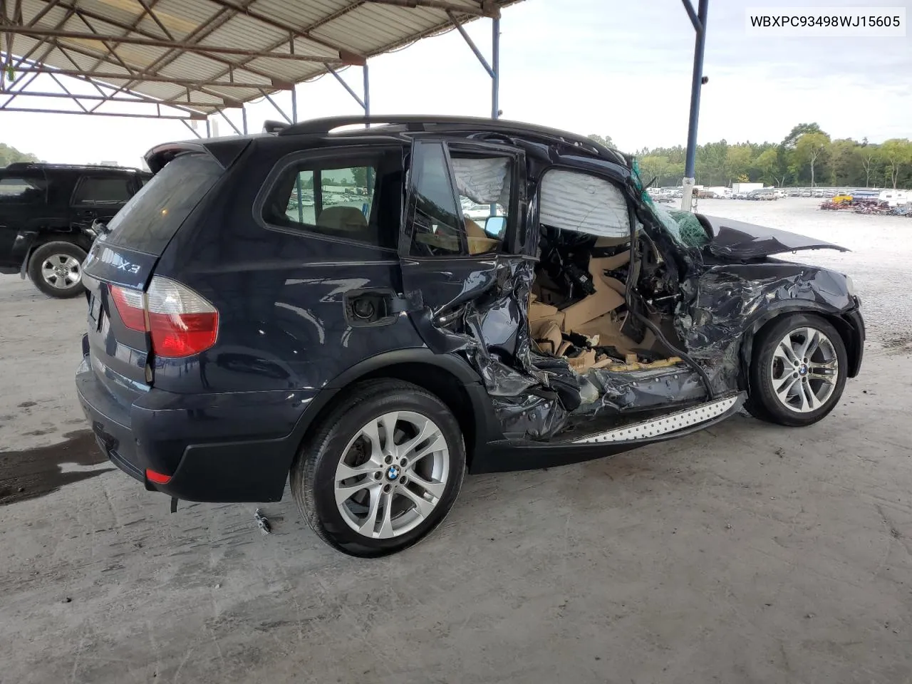 WBXPC93498WJ15605 2008 BMW X3 3.0Si