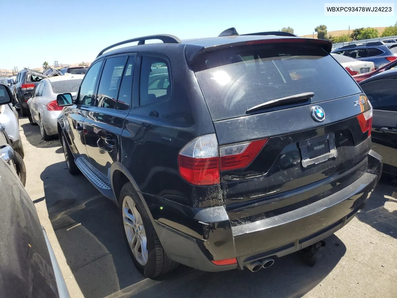 WBXPC93478WJ24223 2008 BMW X3 3.0Si