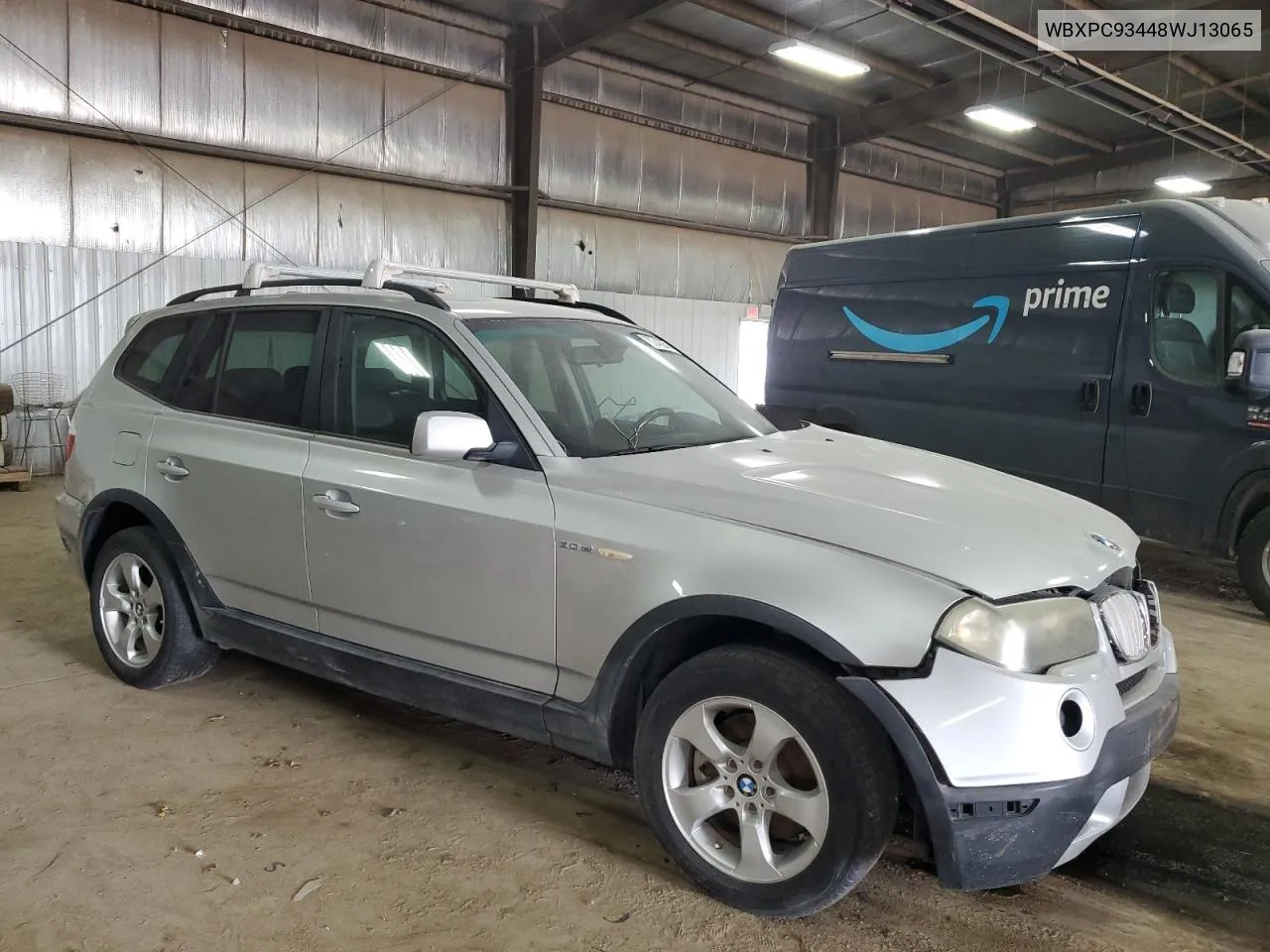 2008 BMW X3 3.0Si VIN: WBXPC93448WJ13065 Lot: 70042264