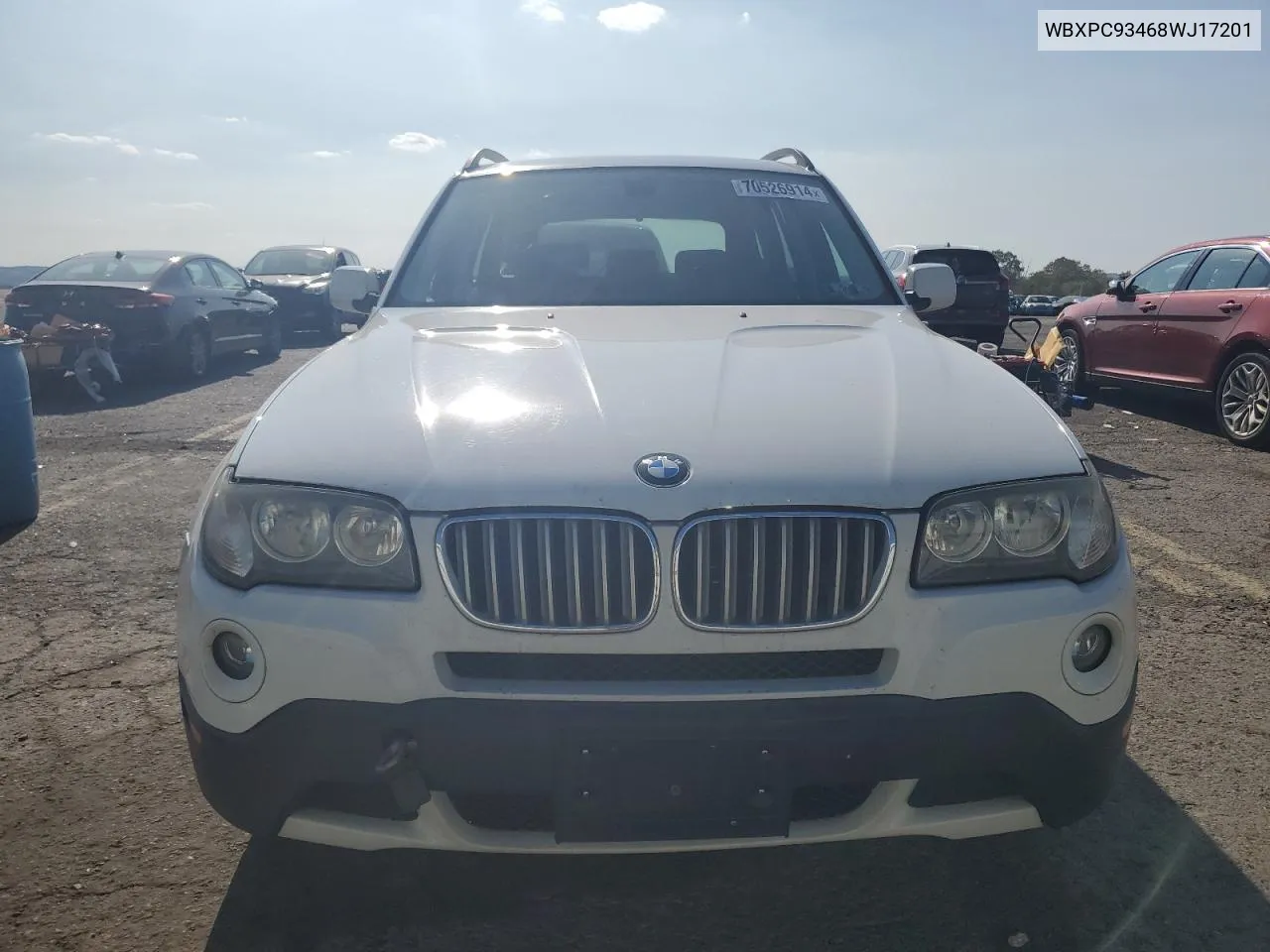 WBXPC93468WJ17201 2008 BMW X3 3.0Si