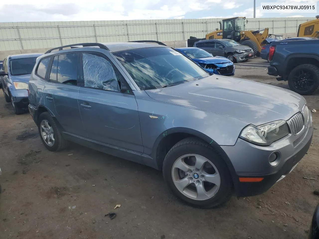 WBXPC93478WJ05915 2008 BMW X3 3.0Si