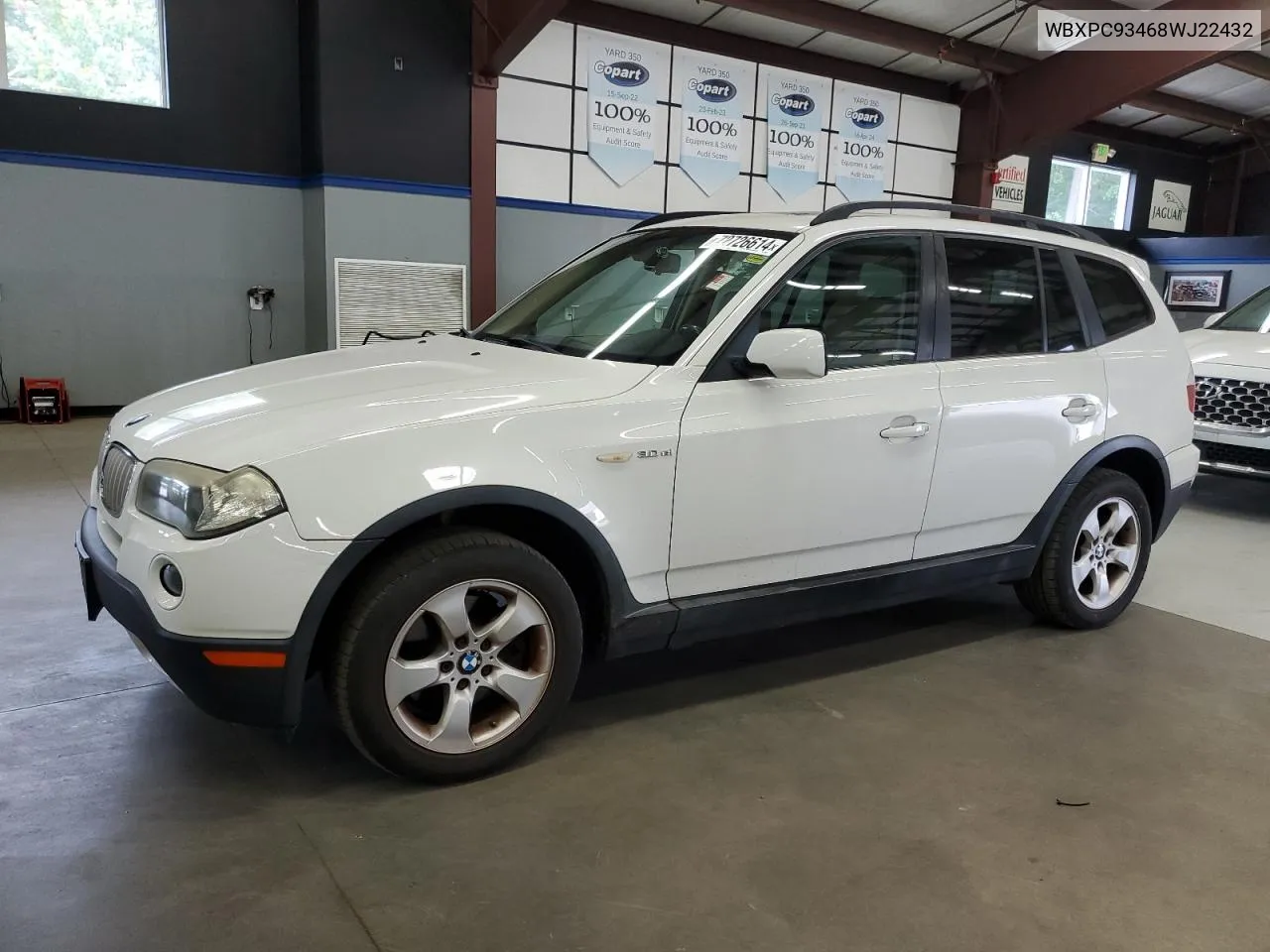 WBXPC93468WJ22432 2008 BMW X3 3.0Si