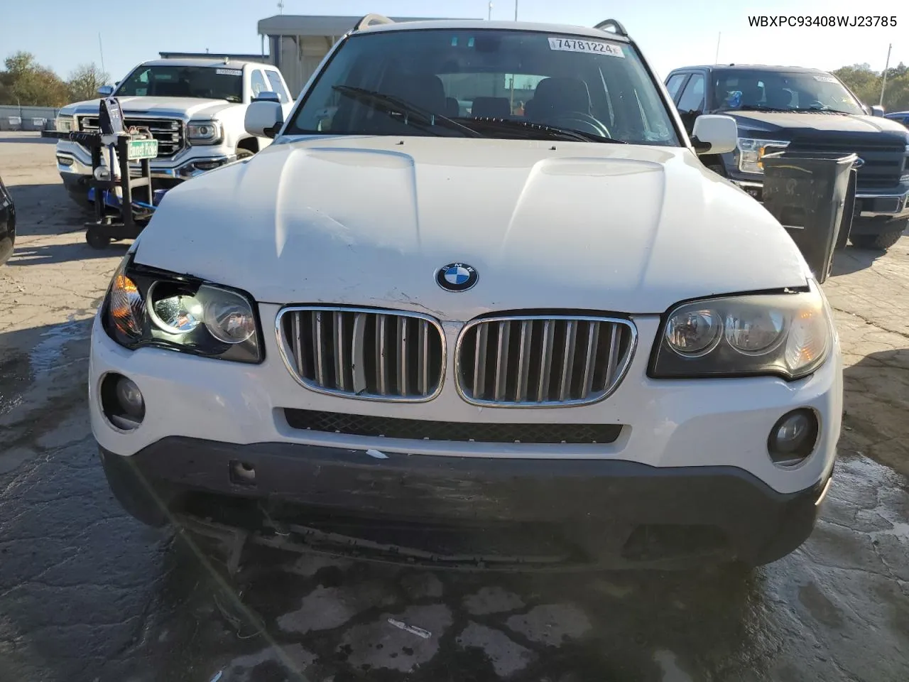 WBXPC93408WJ23785 2008 BMW X3 3.0Si