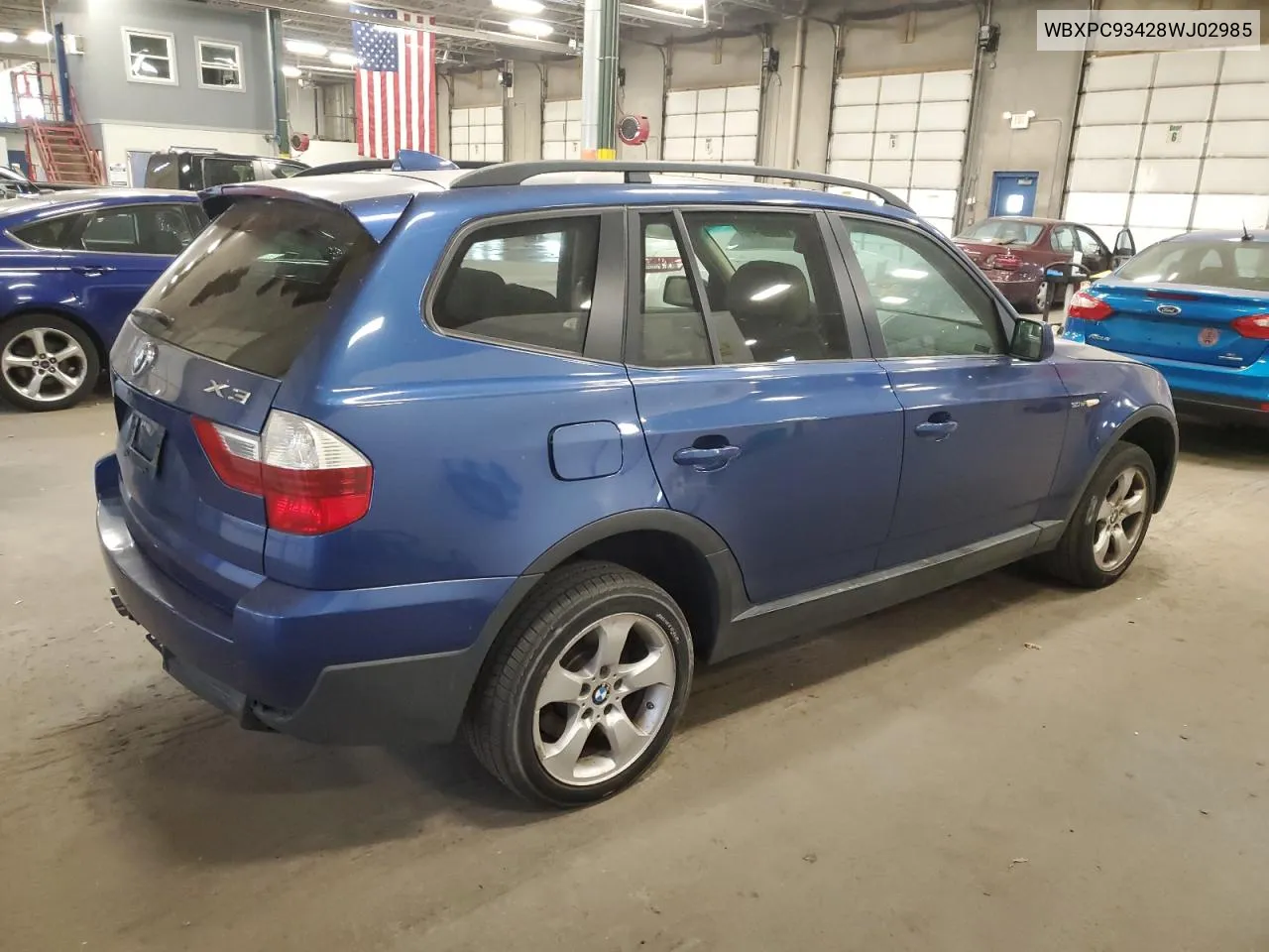 WBXPC93428WJ02985 2008 BMW X3 3.0Si