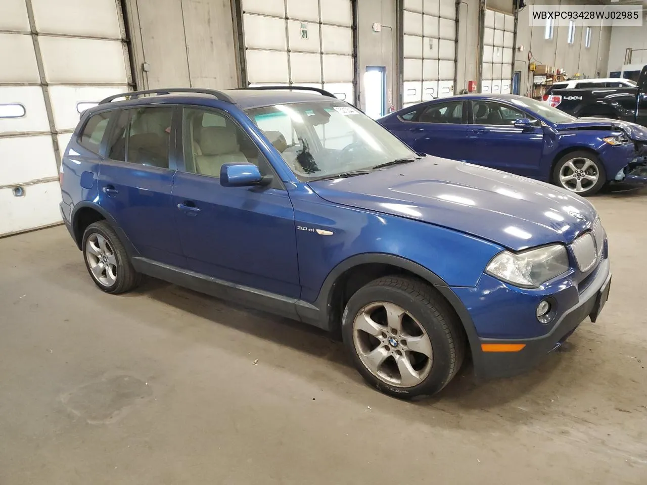 WBXPC93428WJ02985 2008 BMW X3 3.0Si