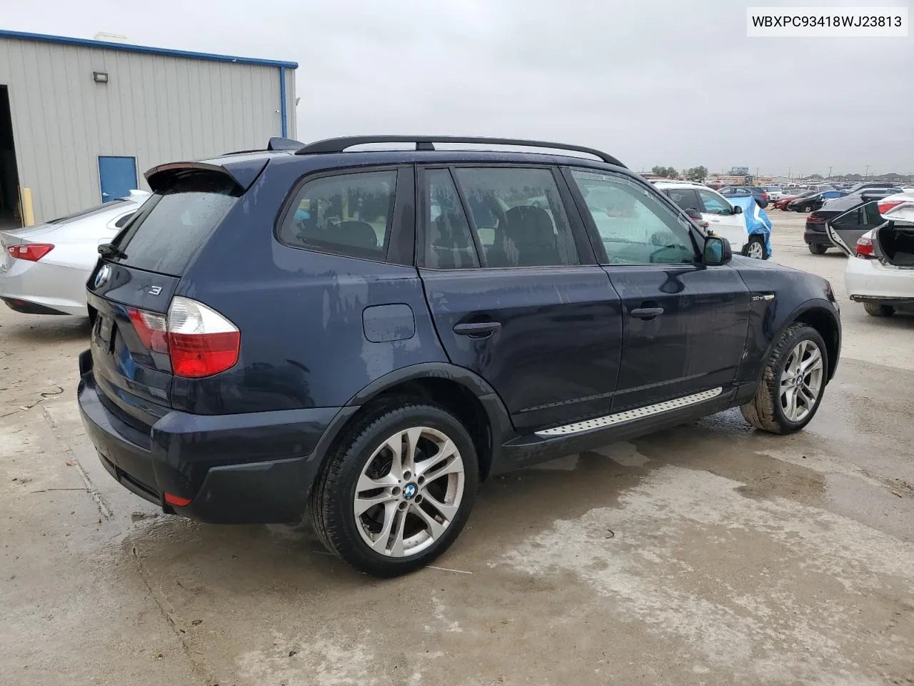 2008 BMW X3 3.0Si VIN: WBXPC93418WJ23813 Lot: 78802714