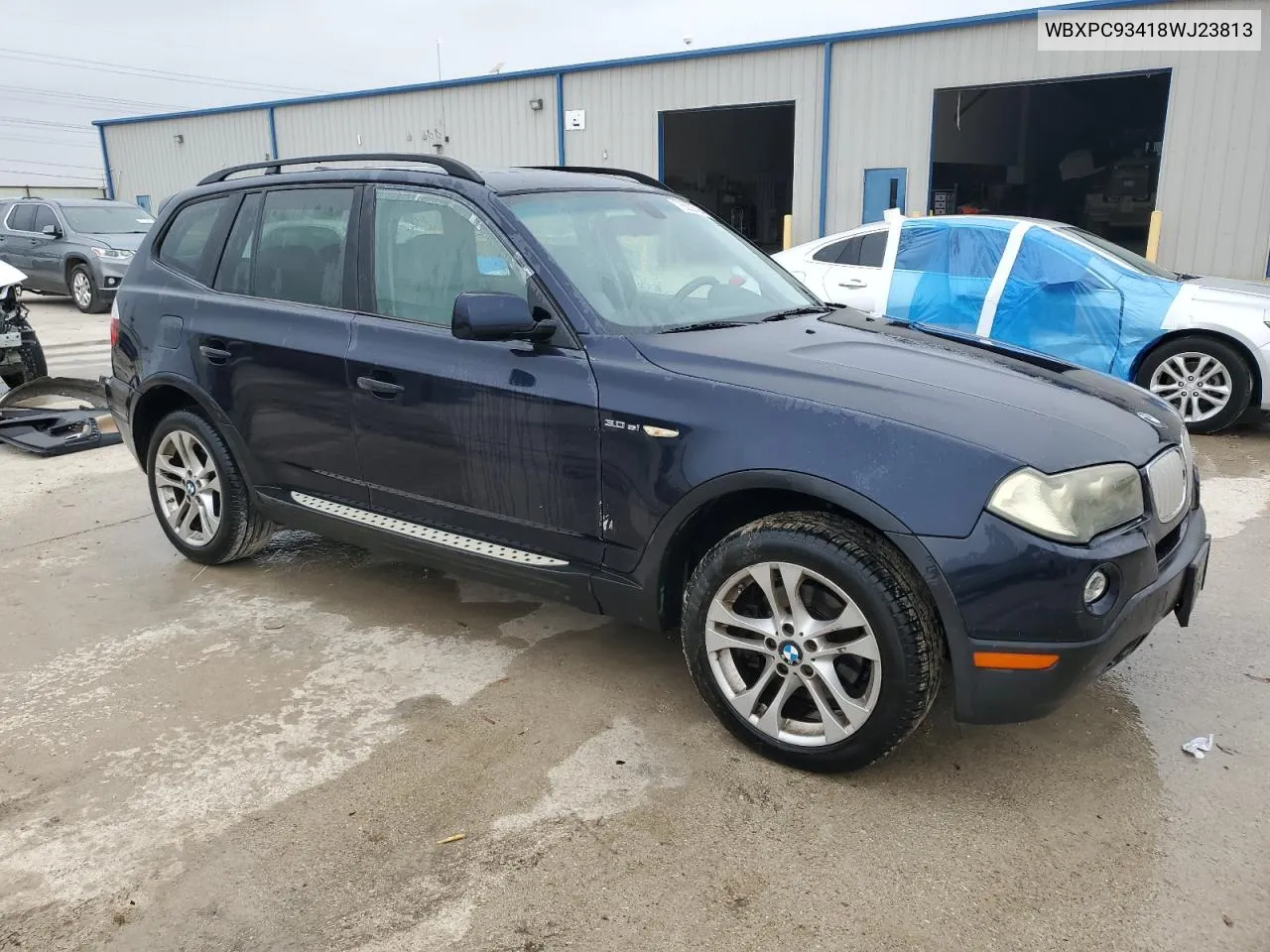 WBXPC93418WJ23813 2008 BMW X3 3.0Si