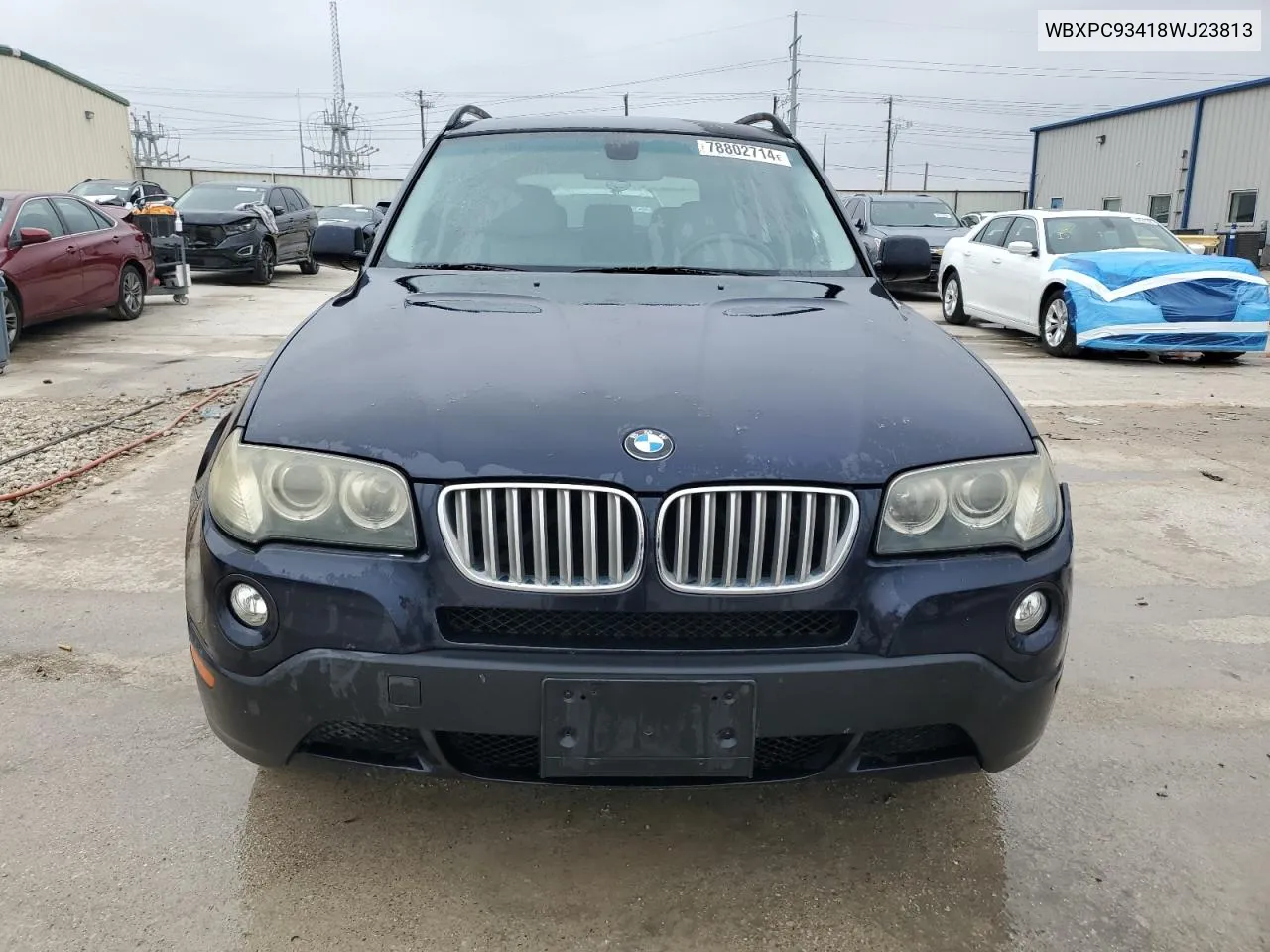 2008 BMW X3 3.0Si VIN: WBXPC93418WJ23813 Lot: 78802714