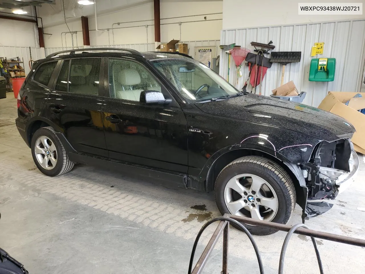 2008 BMW X3 3.0Si VIN: WBXPC93438WJ20721 Lot: 80701944