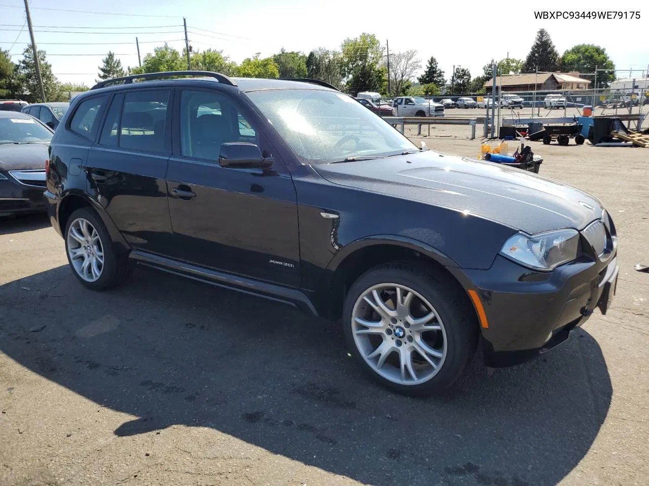 2009 BMW X3 xDrive30I VIN: WBXPC93449WE79175 Lot: 62751724