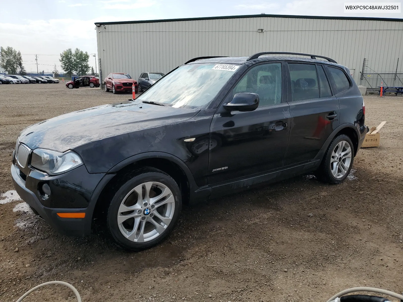 2010 BMW X3 xDrive30I VIN: WBXPC9C48AWJ32501 Lot: 67765394