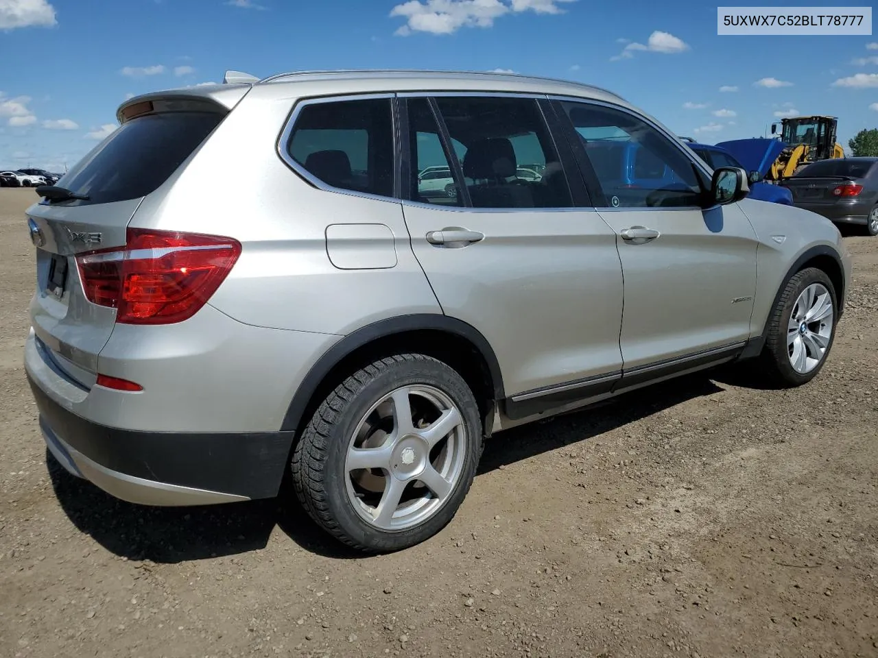 2011 BMW X3 xDrive35I VIN: 5UXWX7C52BLT78777 Lot: 60139564