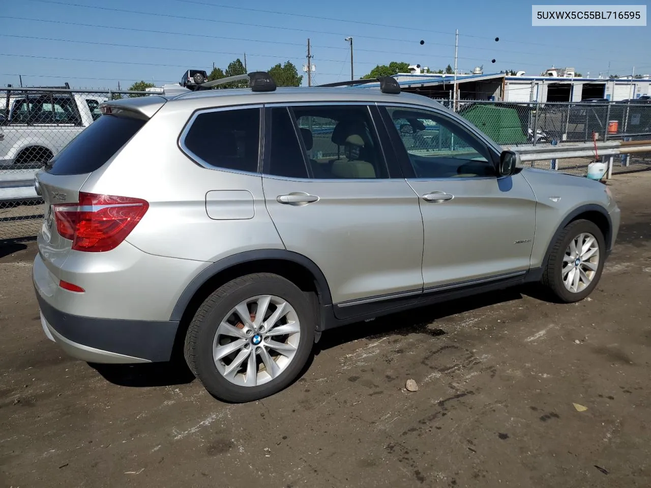 2011 BMW X3 xDrive28I VIN: 5UXWX5C55BL716595 Lot: 69894994