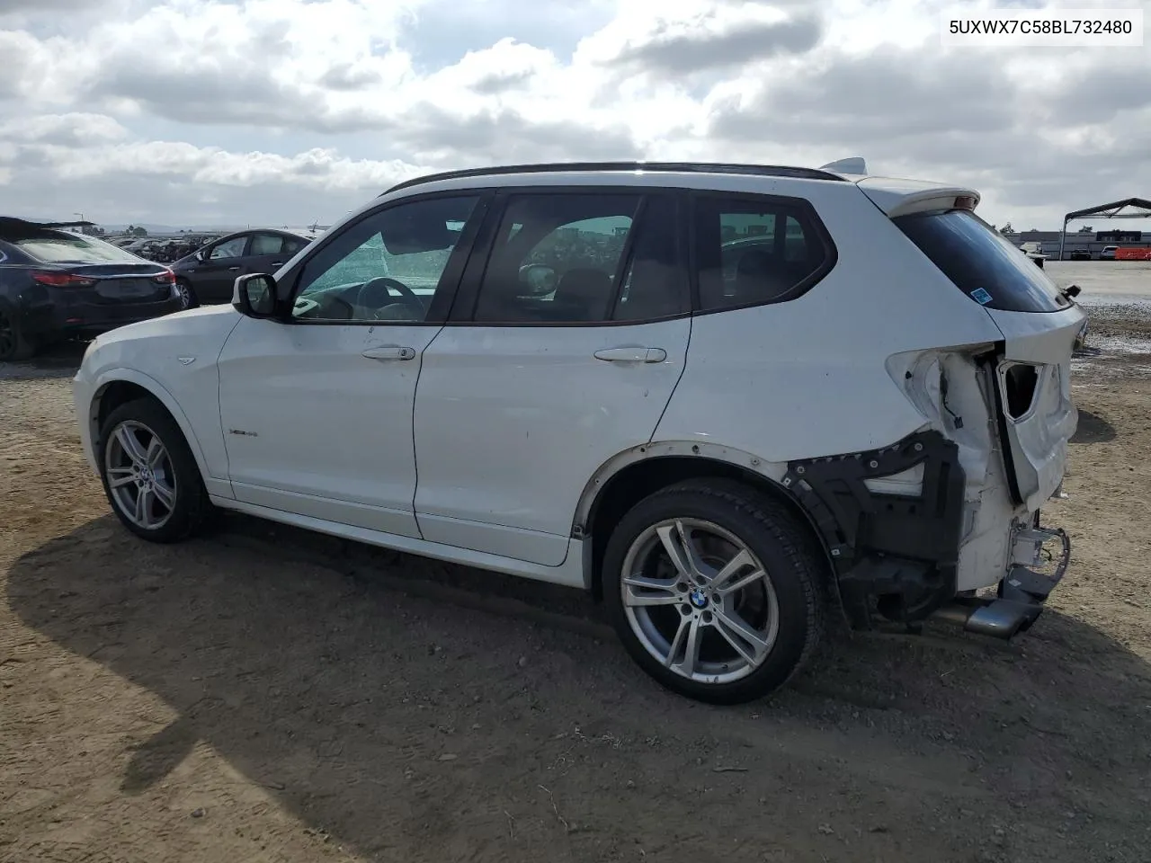 2011 BMW X3 xDrive35I VIN: 5UXWX7C58BL732480 Lot: 71781664