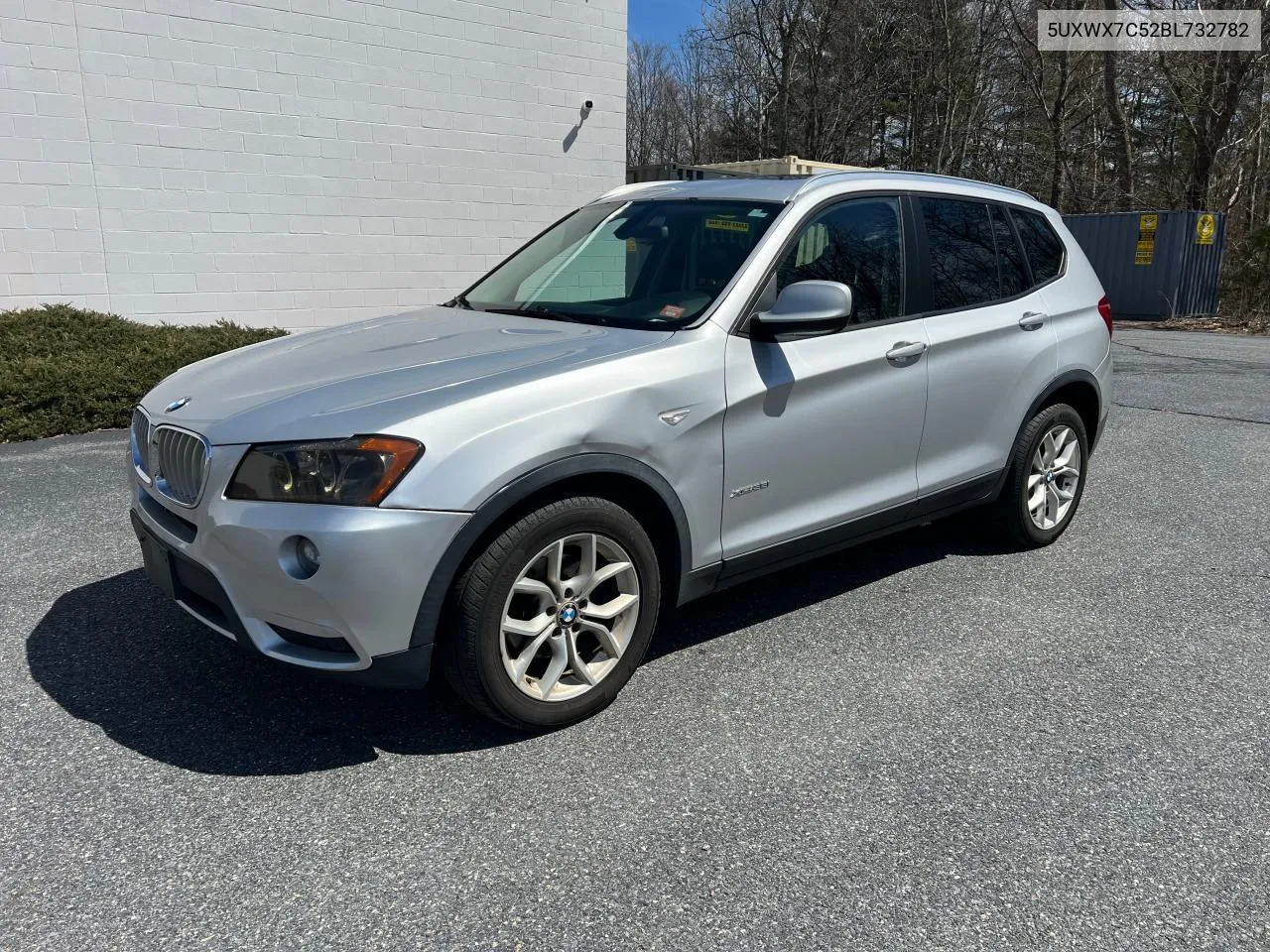 2011 BMW X3 xDrive35I VIN: 5UXWX7C52BL732782 Lot: 72659114