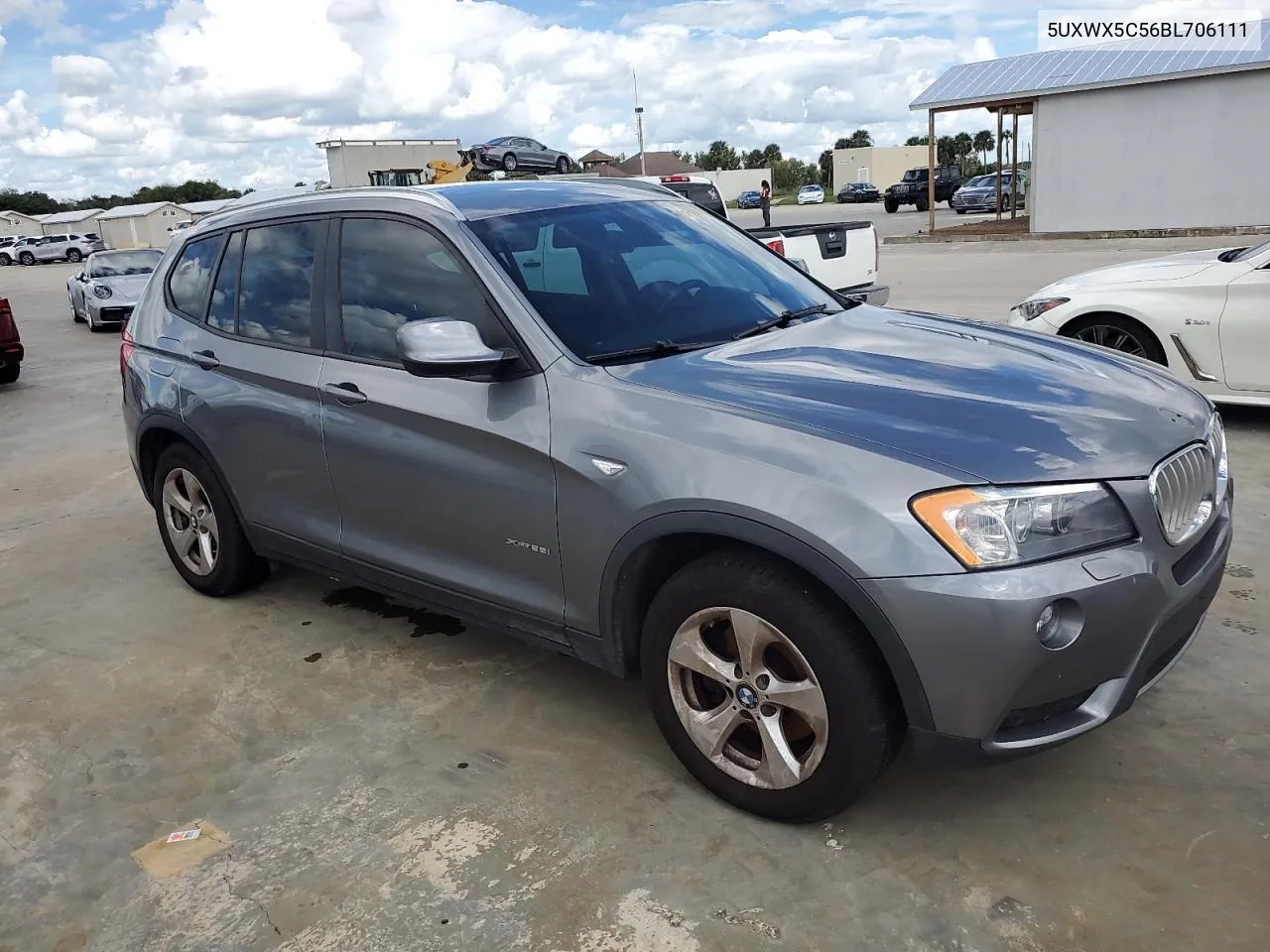 2011 BMW X3 xDrive28I VIN: 5UXWX5C56BL706111 Lot: 74256694