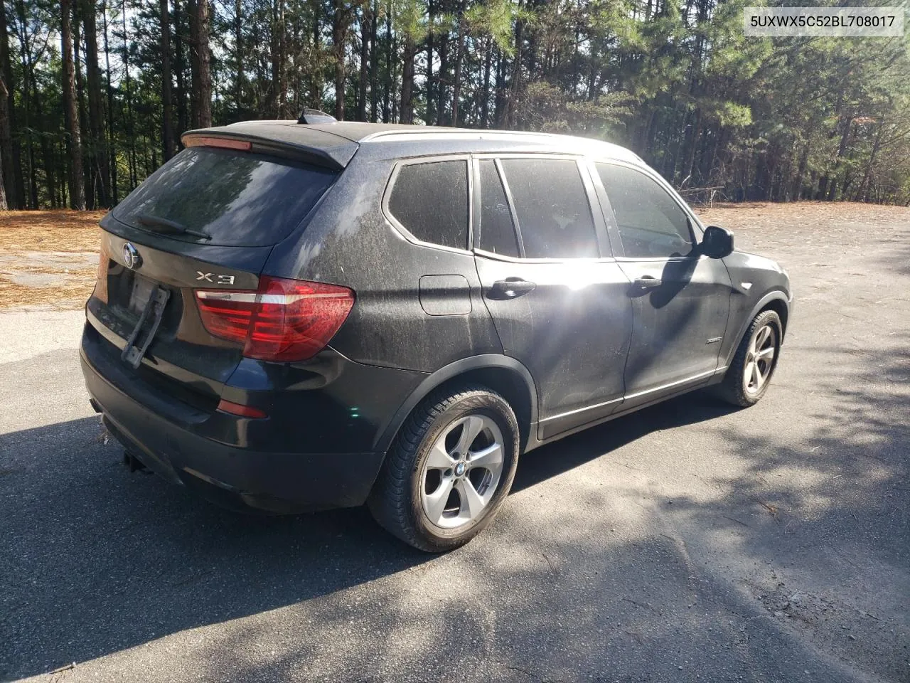 2011 BMW X3 xDrive28I VIN: 5UXWX5C52BL708017 Lot: 74443824