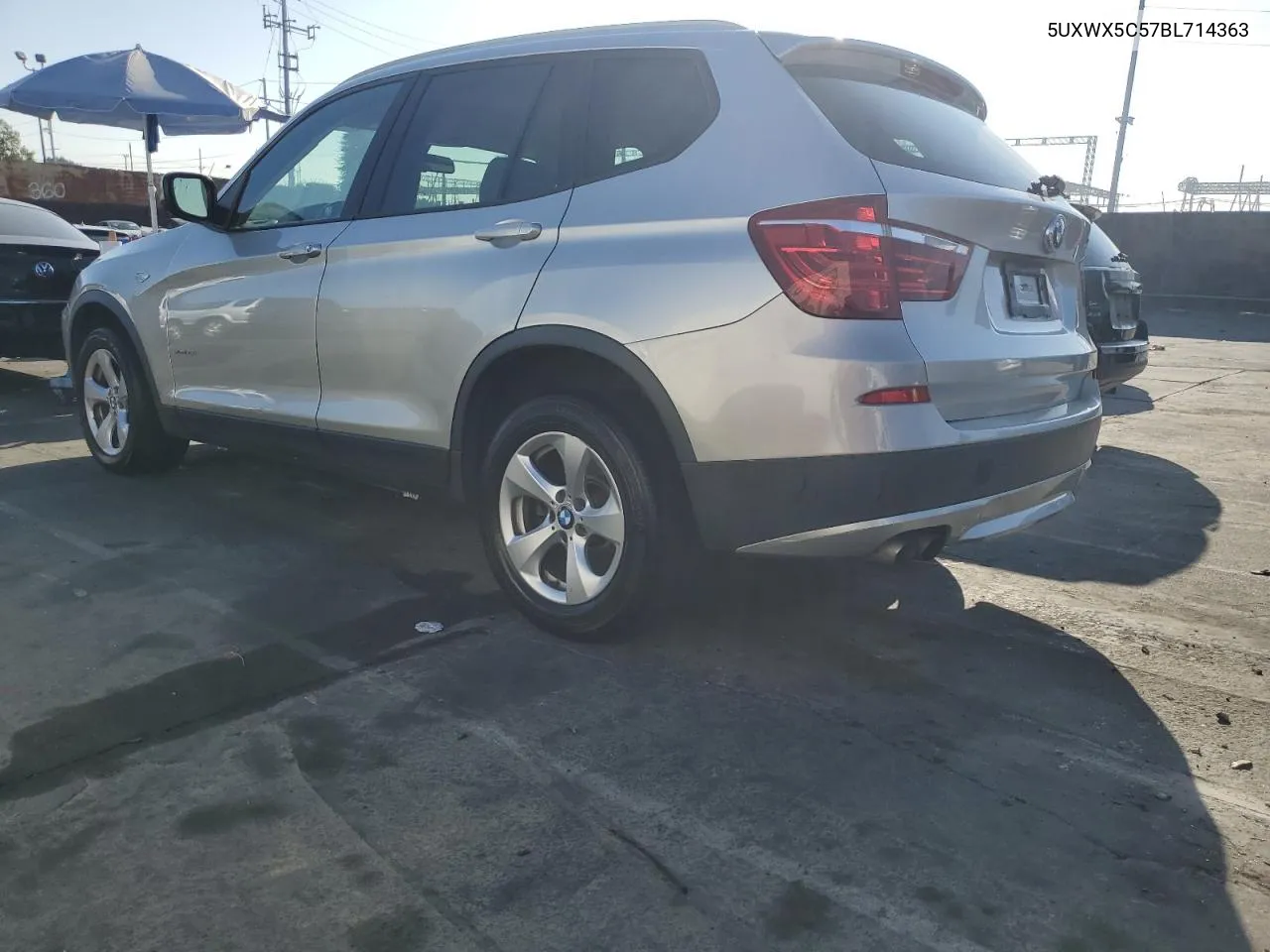 2011 BMW X3 xDrive28I VIN: 5UXWX5C57BL714363 Lot: 74620284