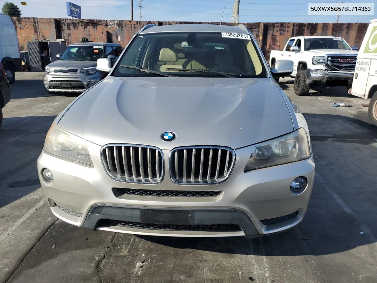 2011 BMW X3 xDrive28I VIN: 5UXWX5C57BL714363 Lot: 74620284