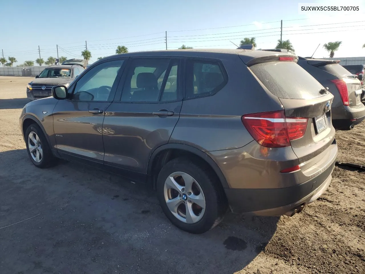 2011 BMW X3 xDrive28I VIN: 5UXWX5C55BL700705 Lot: 75347604