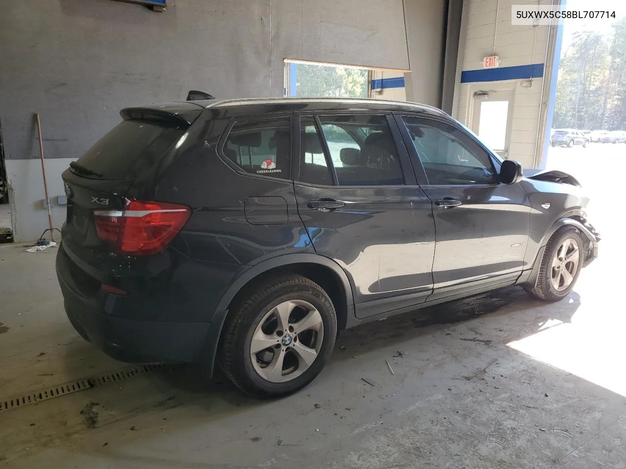 2011 BMW X3 xDrive28I VIN: 5UXWX5C58BL707714 Lot: 75684944