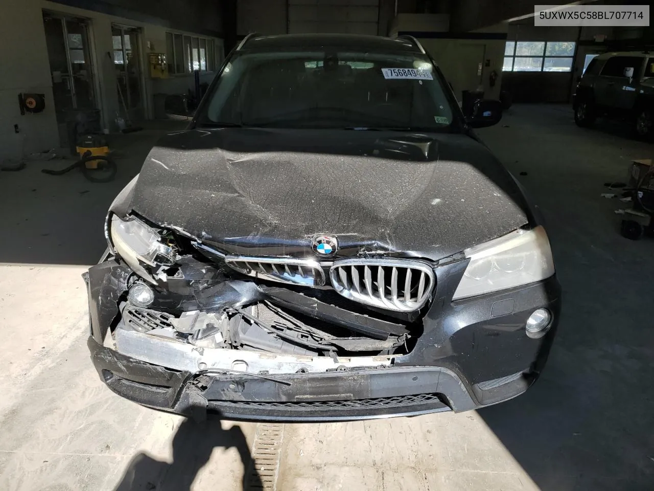 2011 BMW X3 xDrive28I VIN: 5UXWX5C58BL707714 Lot: 75684944