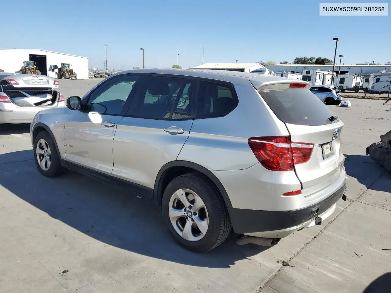 2011 BMW X3 xDrive28I VIN: 5UXWX5C59BL705258 Lot: 75957604