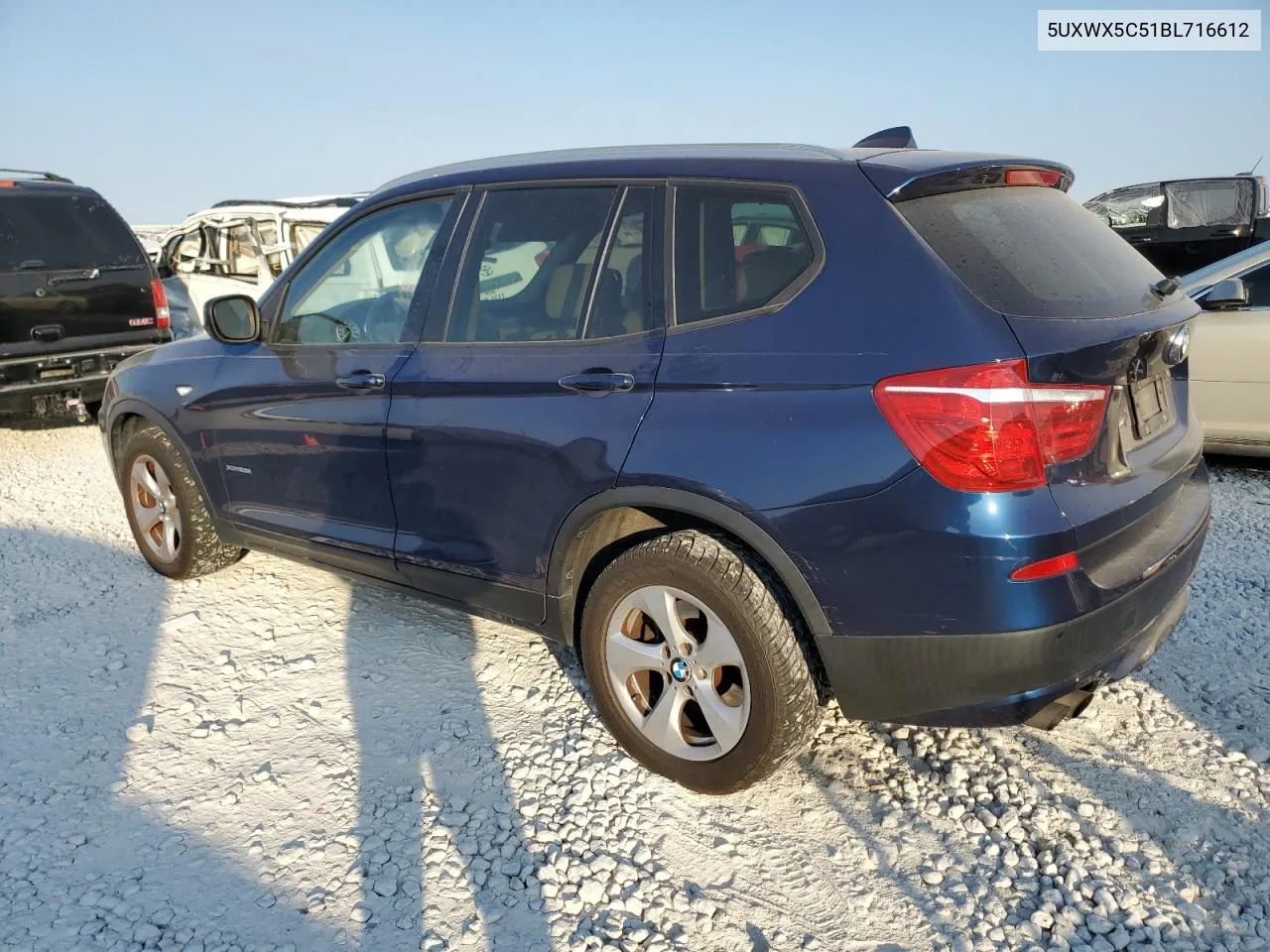 2011 BMW X3 xDrive28I VIN: 5UXWX5C51BL716612 Lot: 76114794