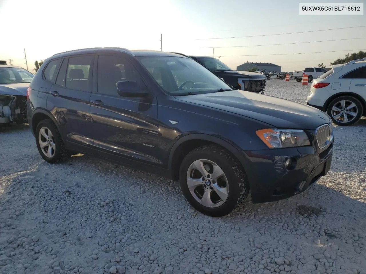 2011 BMW X3 xDrive28I VIN: 5UXWX5C51BL716612 Lot: 76114794