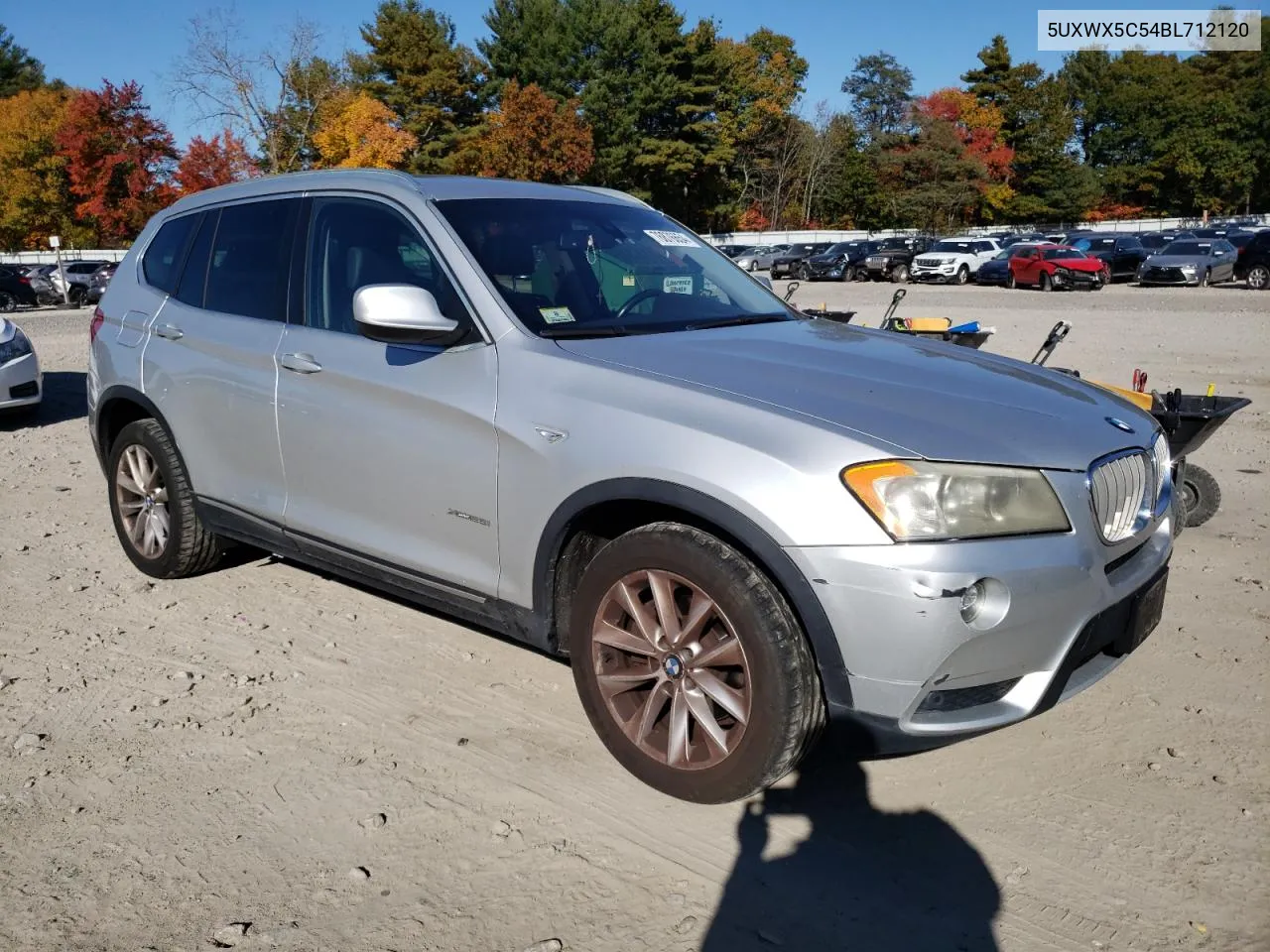 2011 BMW X3 xDrive28I VIN: 5UXWX5C54BL712120 Lot: 76876654