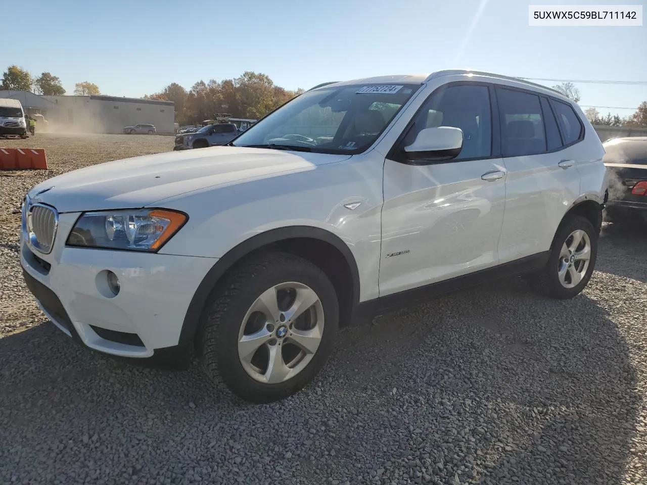 2011 BMW X3 xDrive28I VIN: 5UXWX5C59BL711142 Lot: 77752724