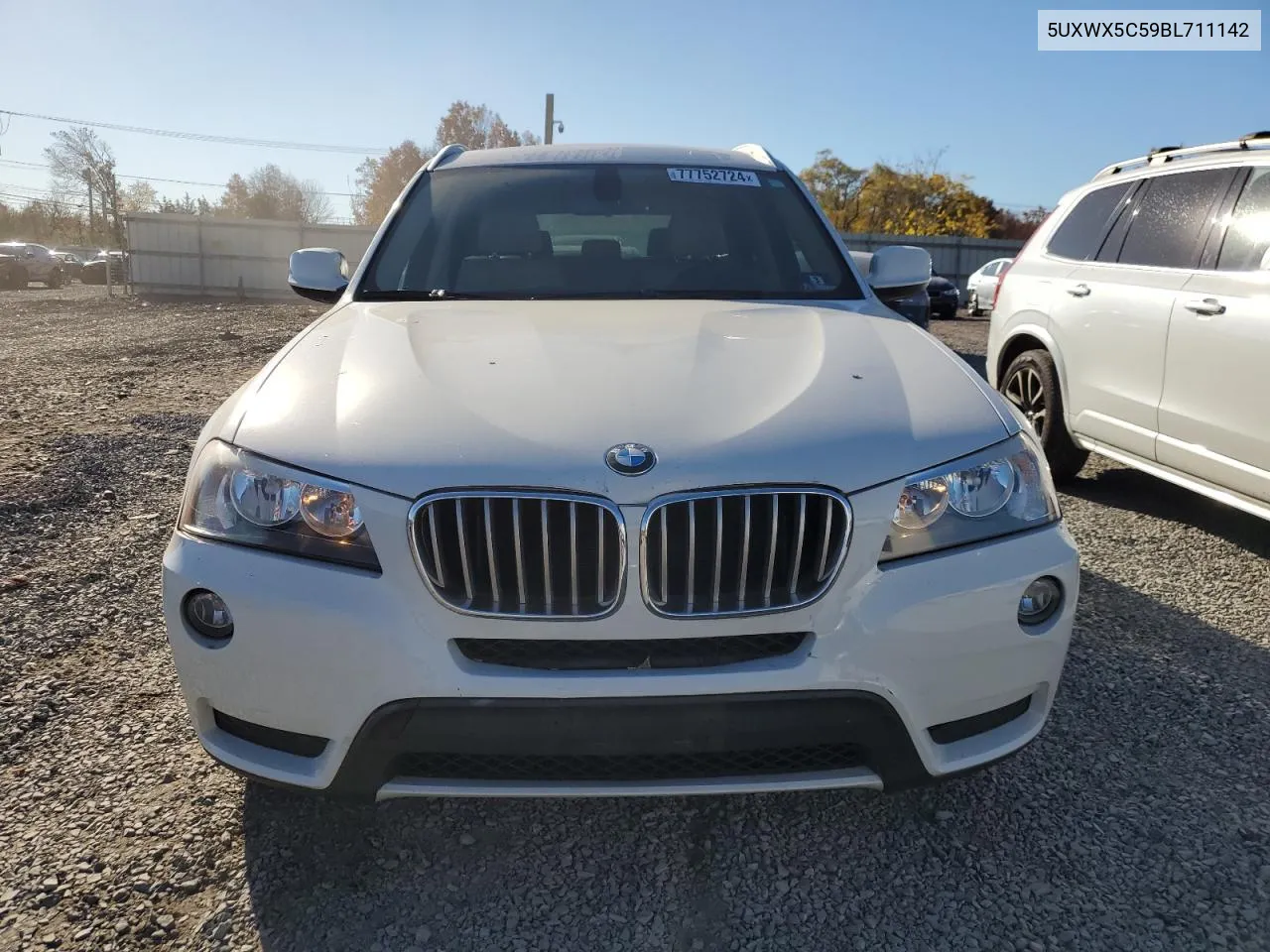 2011 BMW X3 xDrive28I VIN: 5UXWX5C59BL711142 Lot: 77752724