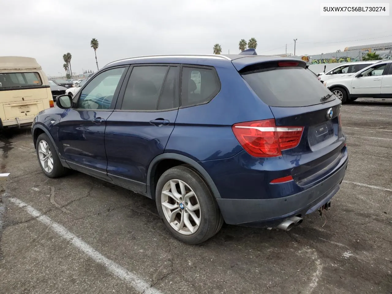 2011 BMW X3 xDrive35I VIN: 5UXWX7C56BL730274 Lot: 78190854