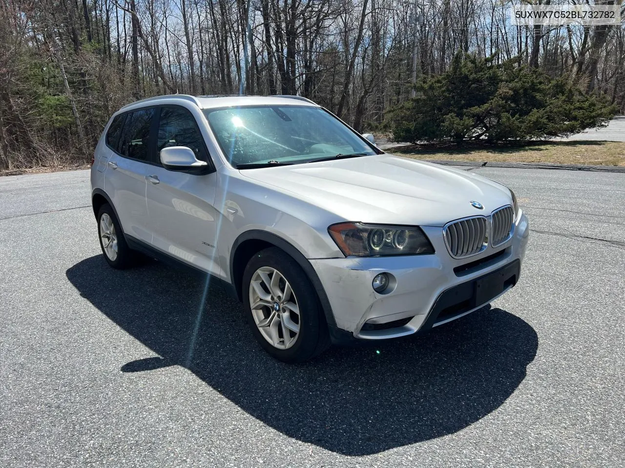 2011 BMW X3 xDrive35I VIN: 5UXWX7C52BL732782 Lot: 78324394