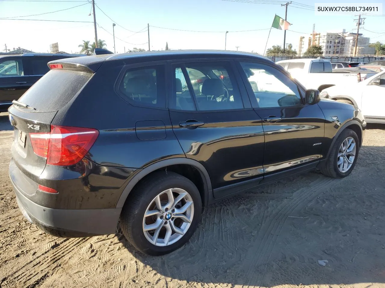 2011 BMW X3 xDrive35I VIN: 5UXWX7C58BL734911 Lot: 79237664