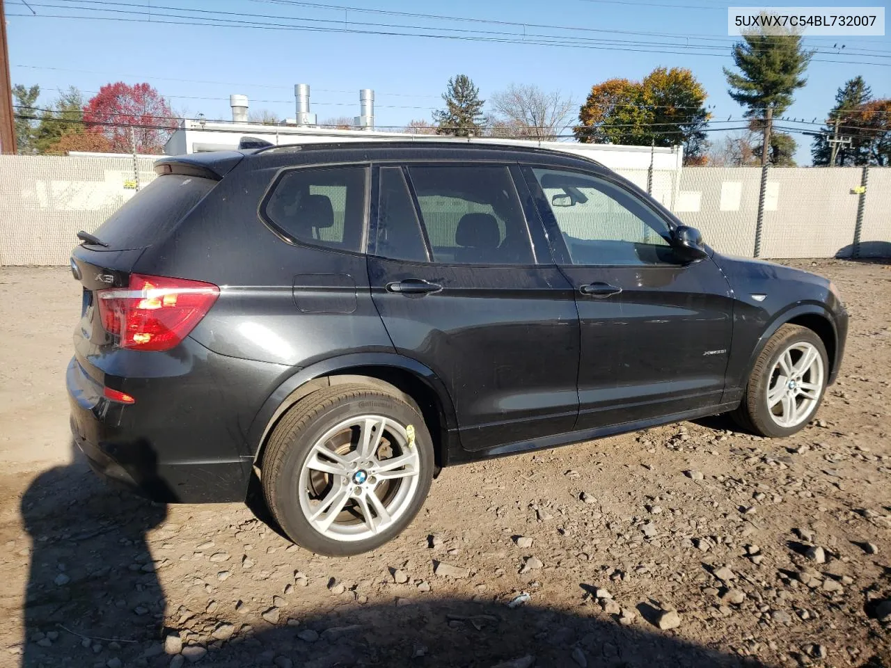 2011 BMW X3 xDrive35I VIN: 5UXWX7C54BL732007 Lot: 80815914