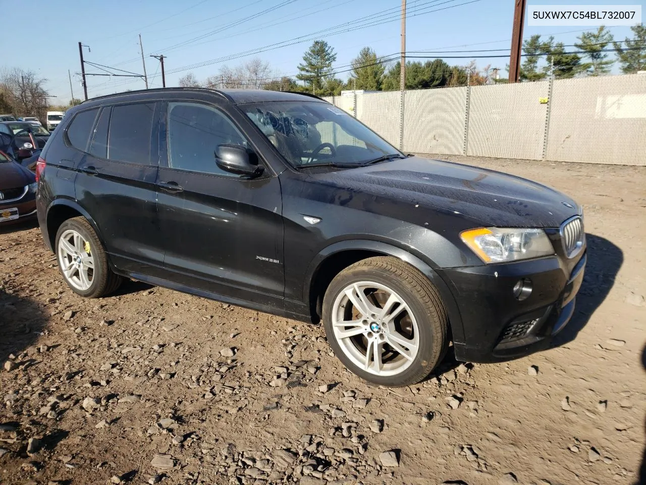 2011 BMW X3 xDrive35I VIN: 5UXWX7C54BL732007 Lot: 80815914