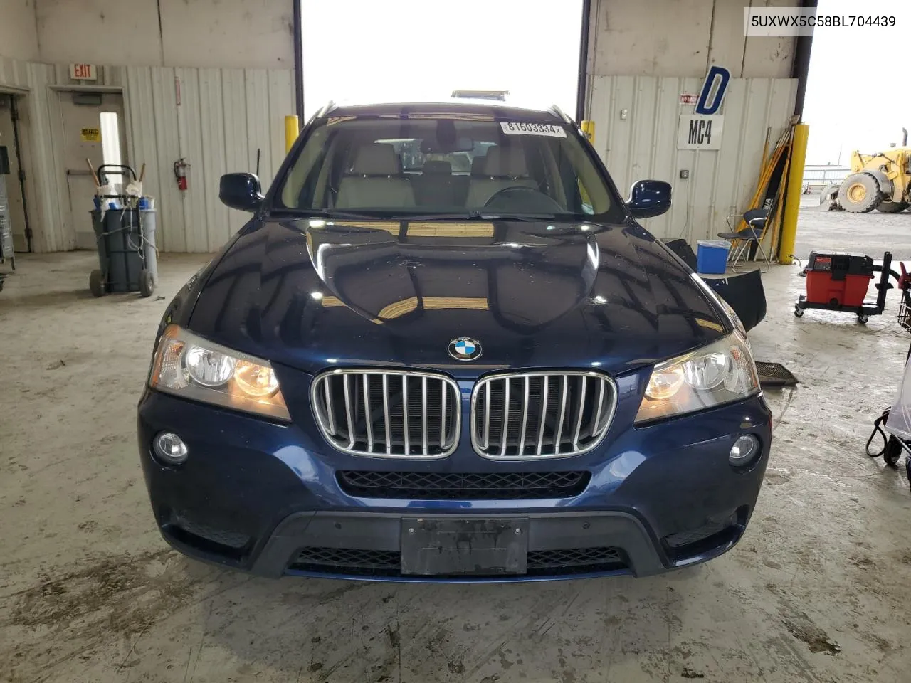 2011 BMW X3 xDrive28I VIN: 5UXWX5C58BL704439 Lot: 81603334