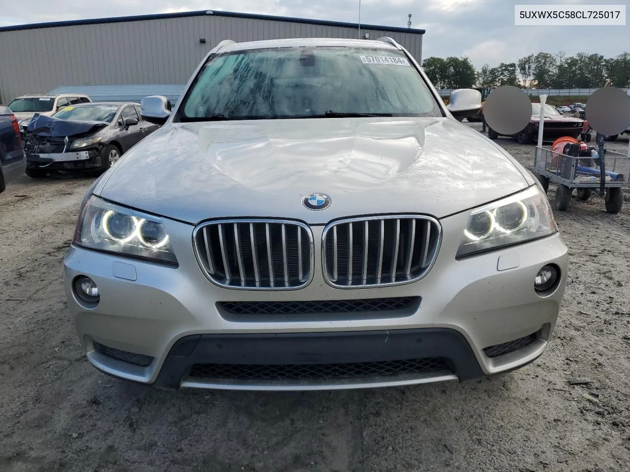 2012 BMW X3 xDrive28I VIN: 5UXWX5C58CL725017 Lot: 57014184