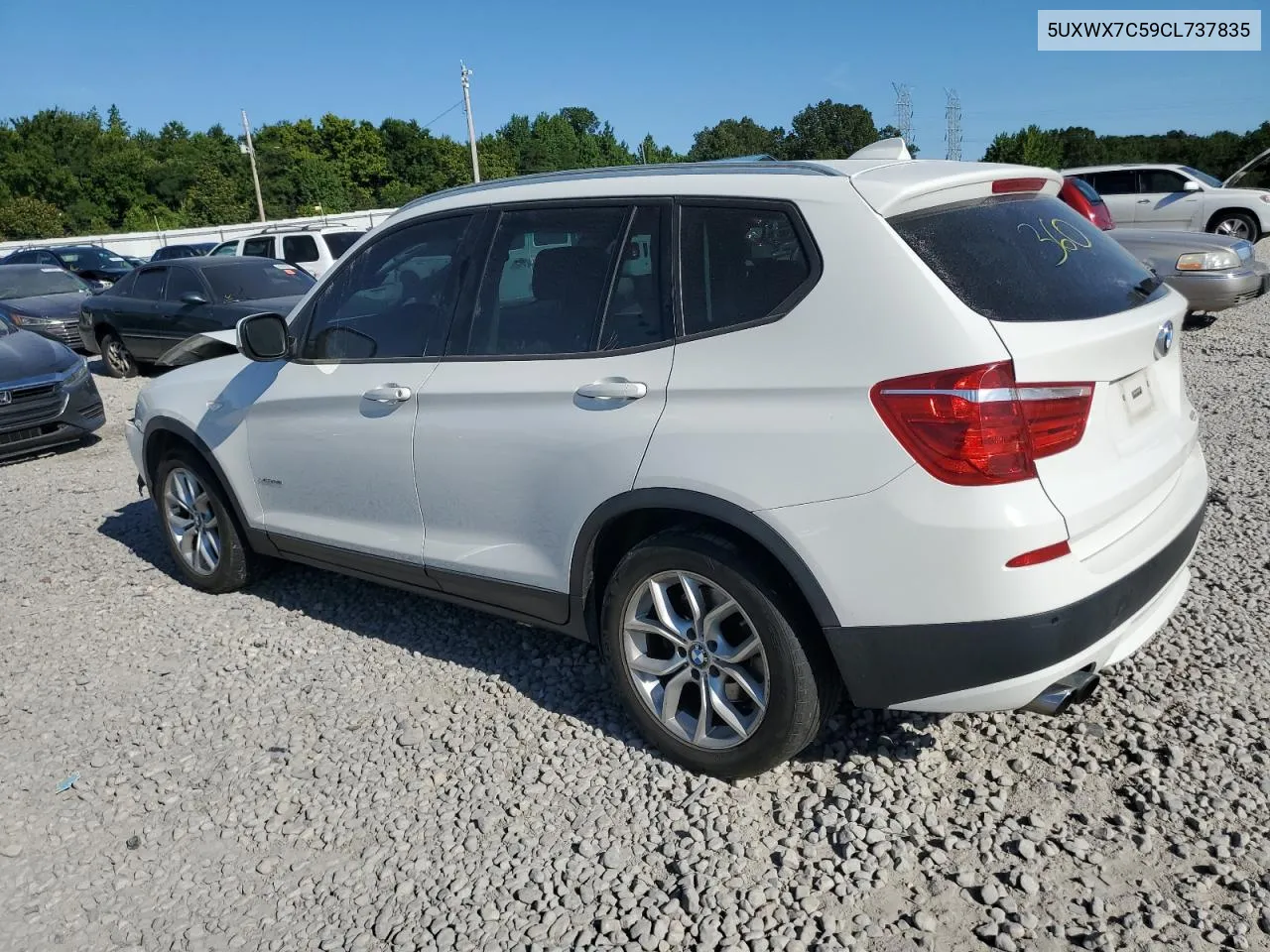 2012 BMW X3 xDrive35I VIN: 5UXWX7C59CL737835 Lot: 61216434